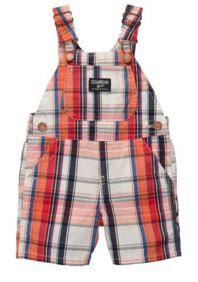 OshKosh B'gosh Plaid Shortall