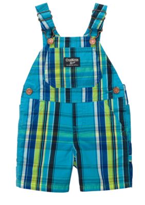 OshKosh B'gosh Plaid Shortall