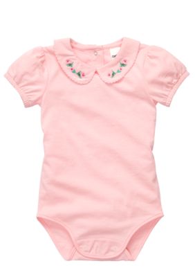 OshKosh B'gosh Pink Capped Sleeve Bodysuit