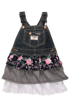 OshKosh B'gosh Denim Floral Jumper