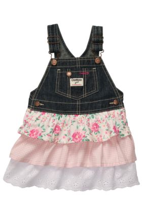 OshKosh B'gosh Ruffle Denim Jumper Dress