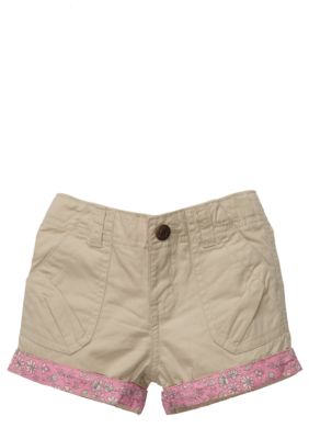 OshKosh B'gosh Floral Cuffed Khaki Shorts