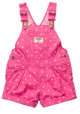 OshKosh B'gosh Polka Dot Overall Shorts