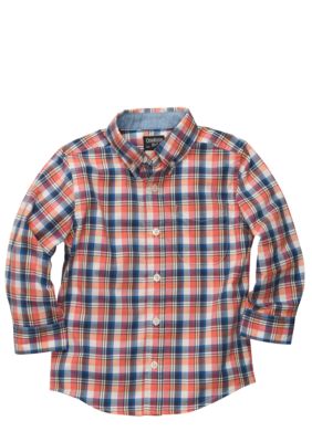OshKosh B'gosh Plaid Woven Shirt Toddler Boys