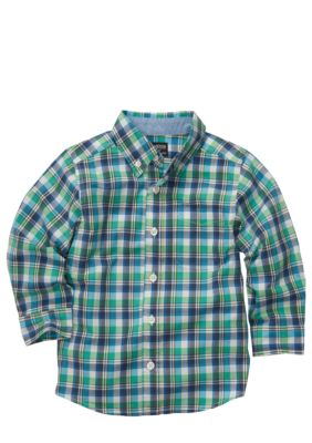 OshKosh B'gosh Plaid Woven Shirt Toddler Boys