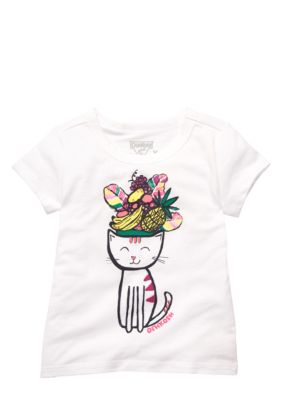 OshKosh B'gosh Tropical Cat Tee Toddler Girls