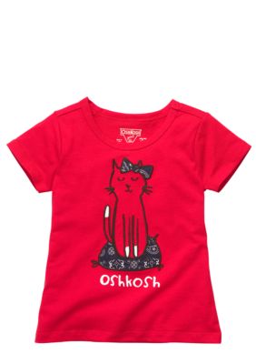 OshKosh B'gosh Kitty Tee Toddler Girls