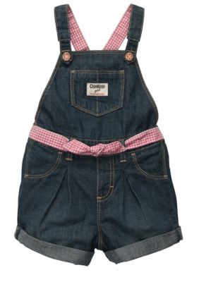 OshKosh B'gosh Denim Shortall Toddler Girls