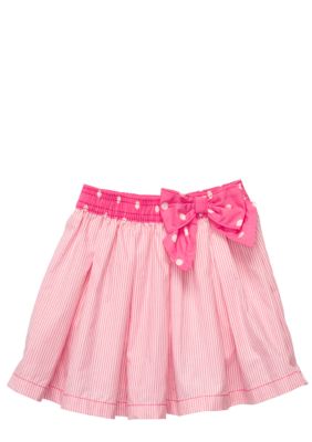 OshKosh B'gosh Striped Bow Waist Skort Toddler Girls