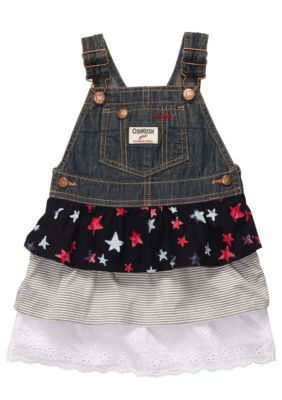 OshKosh B'gosh Denim Jumper Dress Toddler Girls
