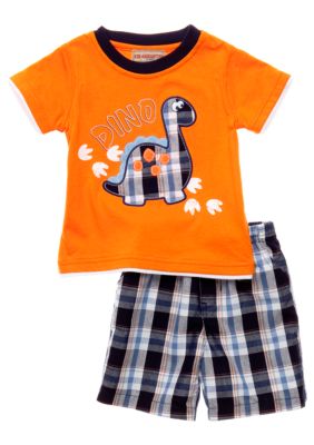 Kids Headquarters Dino 2-Piece Short Set