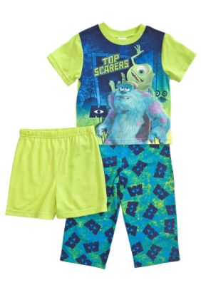 Disney Pixar Monsters, Inc. 3-piece Pajama Set Toddler Boy
