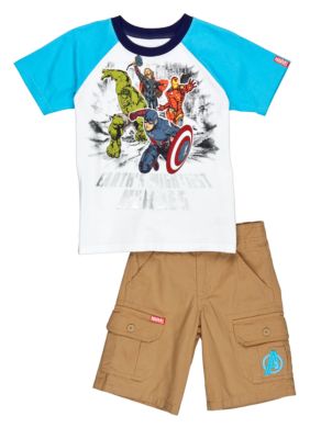 Nannette Avengers 2-Piece  Set Toddler Boys