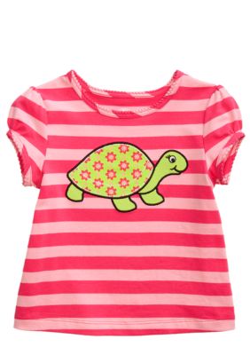 J Khaki Stripe Turtle Tee