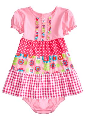 J Khaki Tiered Dress