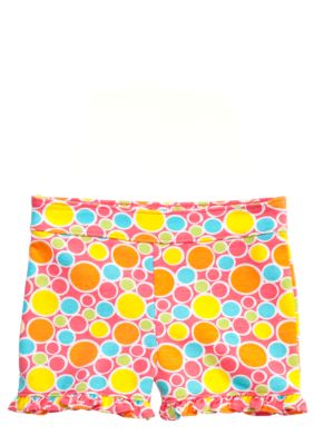 J Khaki Printed Ruffle Short
