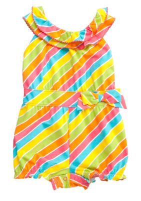 J Khaki Printed Romper