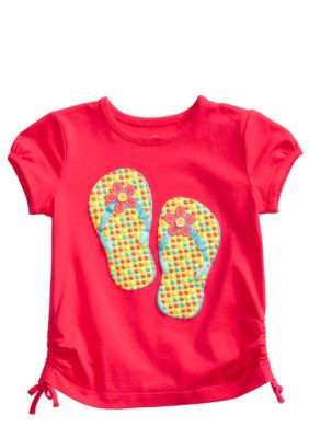 J Khaki Flip-Flop Tee Toddler Girls