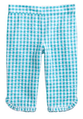 J Khaki Gingham Capri Toddler Girls