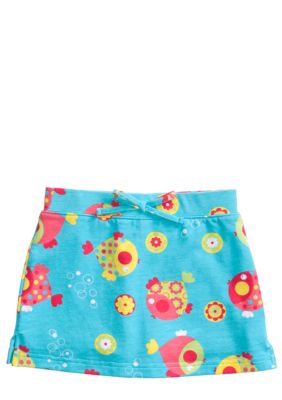 J Khaki Fish Printed Scooter Toddler Girls