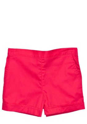 J Khaki Woven Twill Short Toddler Girls