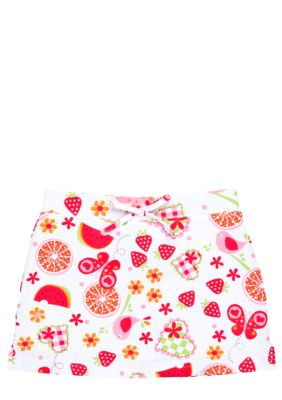 J Khaki Fruit Print Scooter Toddler Girls
