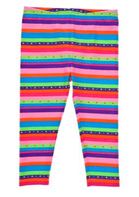 J Khaki Printed Legging Toddler Girls