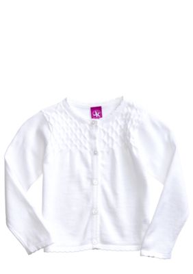 J Khaki Tucked Front Cardigan Toddler Girls