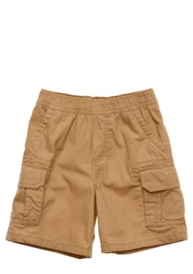 J Khaki Pull On Cargo Short Toddler Boys