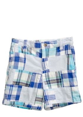 J Khaki Patchwork Shorts Toddler Boy