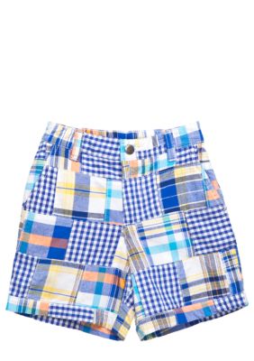 J Khaki Patchwork Shorts Toddler Boy
