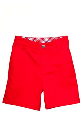 J Khaki Flat Front Twill Short Toddler Boy