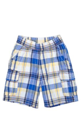 J Khaki&trade; Plaid Cargo Shorts Toddler Boys