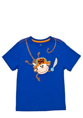 J Khaki Novelty Crew Tee Toddler Boy