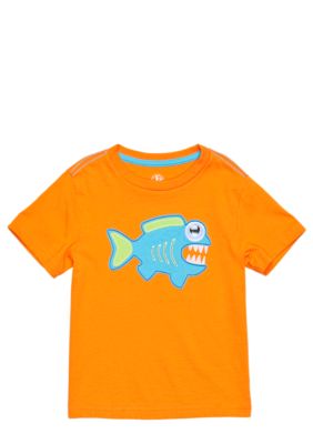 J Khaki Novelty Crew Tee Toddler Boy