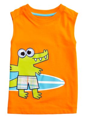 J Khaki Novelty Tank
