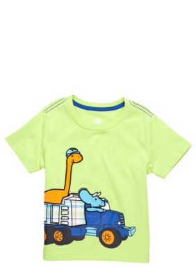 J Khaki Novelty Crew Tee
