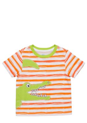 J Khaki Novelty Crew Tee