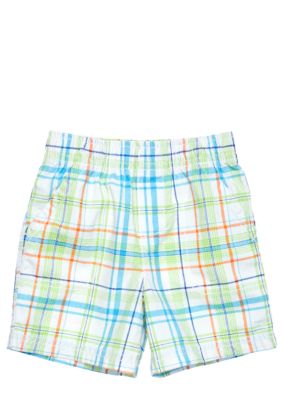 J Khaki&trade; Pull-On Plaid Short
