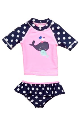 Carter's 2-Piece Whale Rashguard Swimsuit