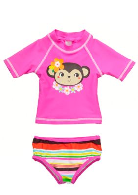 Carter's 2-Piece Monkey Rashguard Swimsuit