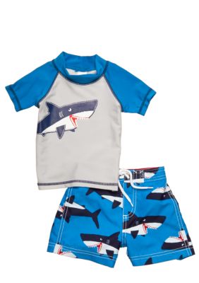 Carter's 2-Piece Shark Rashguard Swimsuit