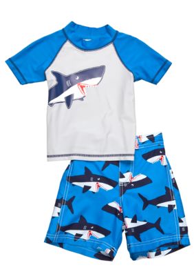 Carter's 2-Piece Shark Swim Set Toddler Boys