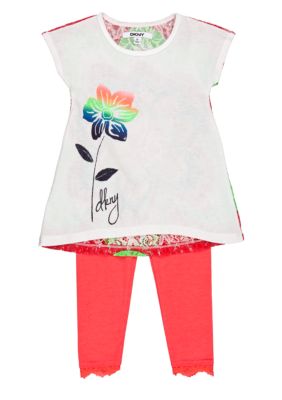 DKNY Rainbow Tunic Set Toddler Girls