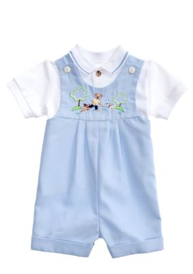 Good Lad 2-Piece Pleated Shortall Set