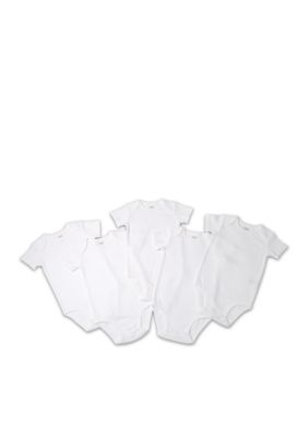 Carter's&reg; White 5 Pack Bodysuit - Infant