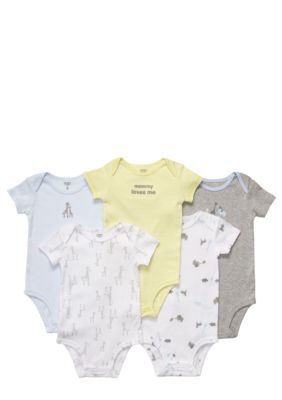 Carter's EDV 5-Pk Safari Bodysuit