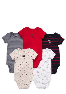 Carter's EDV 5-Pack Football Bodysuit Set