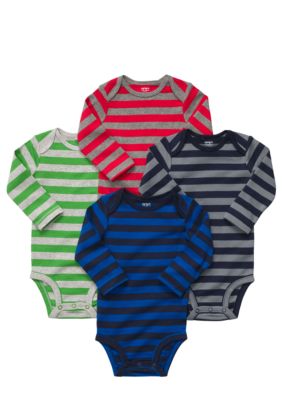 Carter's EDV 4-Pack Stripe Bodysuits