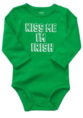 Carter's Kiss Me I'm Irish Bodysuit